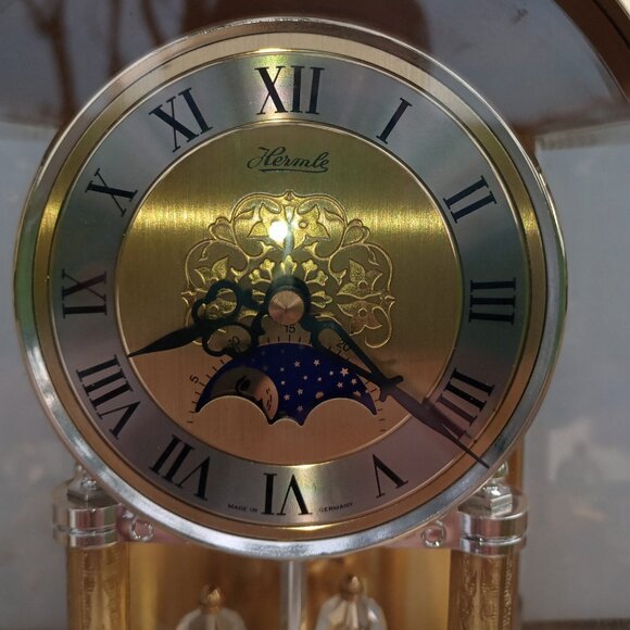 Vintage Hermle Mantel Clock - Made in Germany - Picture 3 of 3